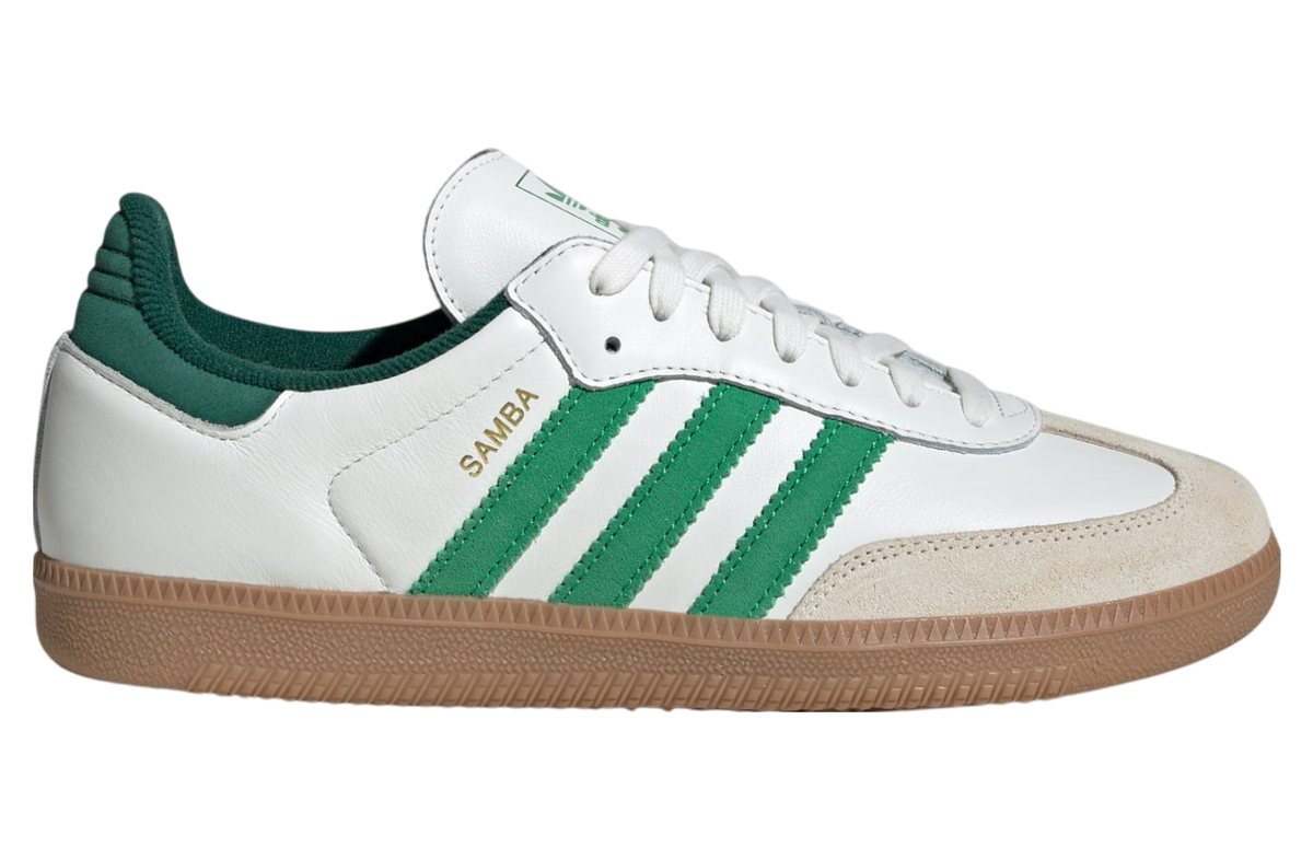 Adidas - Men Samba OG Core White / Green / Collegiate Green JI3202