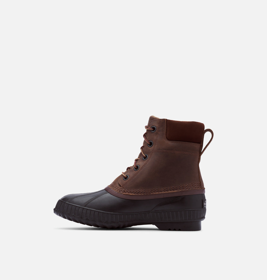sorel cheyanne ii tobacco Men's Snow Rain Boots Tobacco/Black Size 8 with Tags Made with an insulated leather and textile upper Sorel Men's Cheyanne II Snow