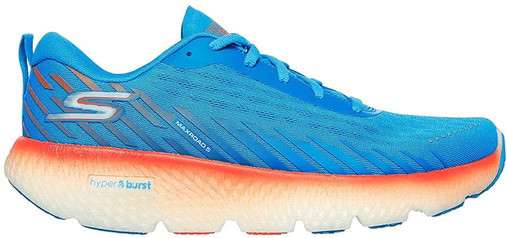 Skechers Go Run Maxroad 5 Homme Bleu Orange BLOR 246003