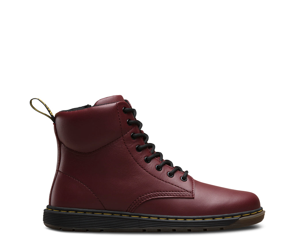 Dr Martens - Cherry Red Malky Leather - GABRIEL CHAUSSURES