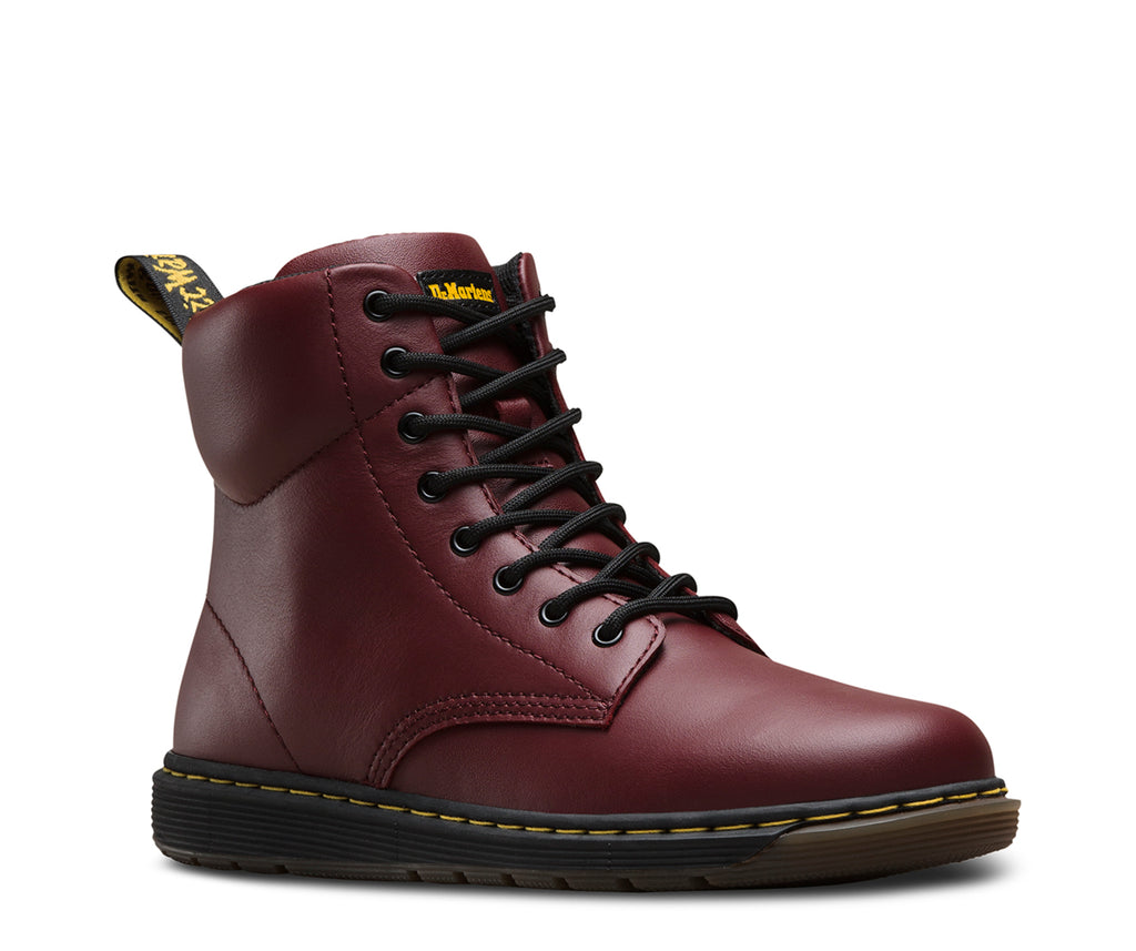 Dr Martens - Cherry Red Malky Leather - GABRIEL CHAUSSURES