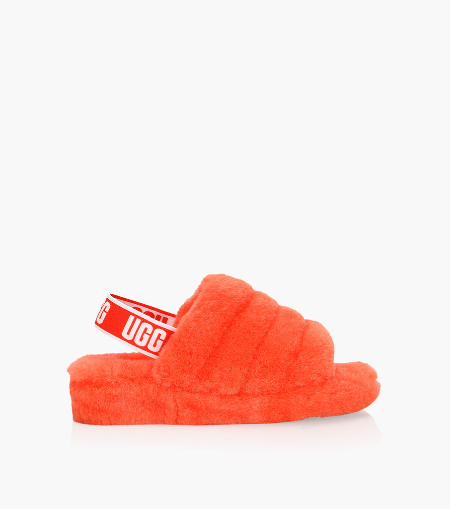 ugg fluff yeah slibe red current 