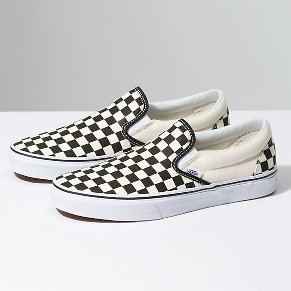 Checkered Vans Vans Classic Slip On True White Old Skool Slip On