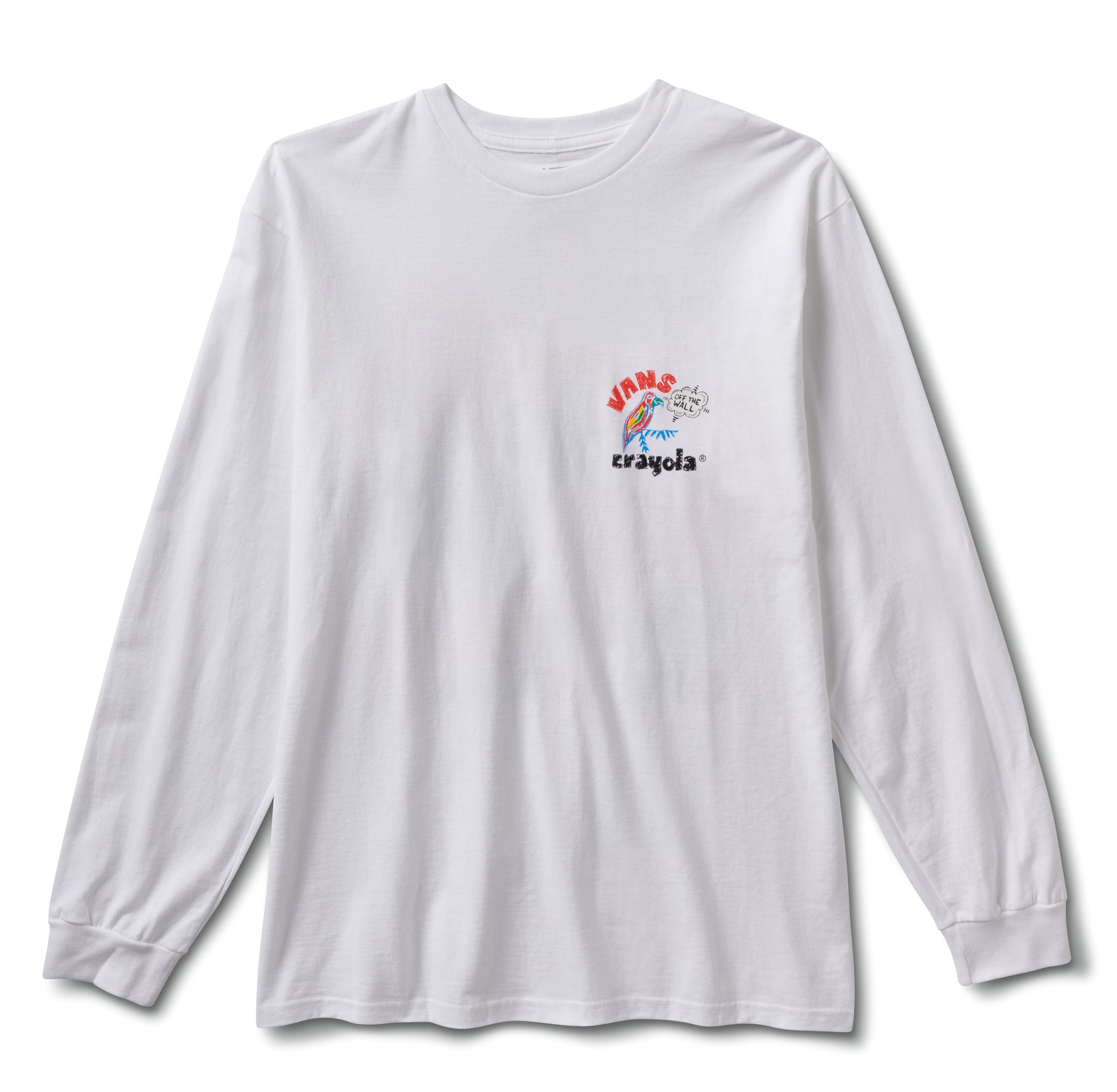 Vans- Long Sleeve Tee-Shirt Crayola Mail Doodle White VN0A7SOEYTZ