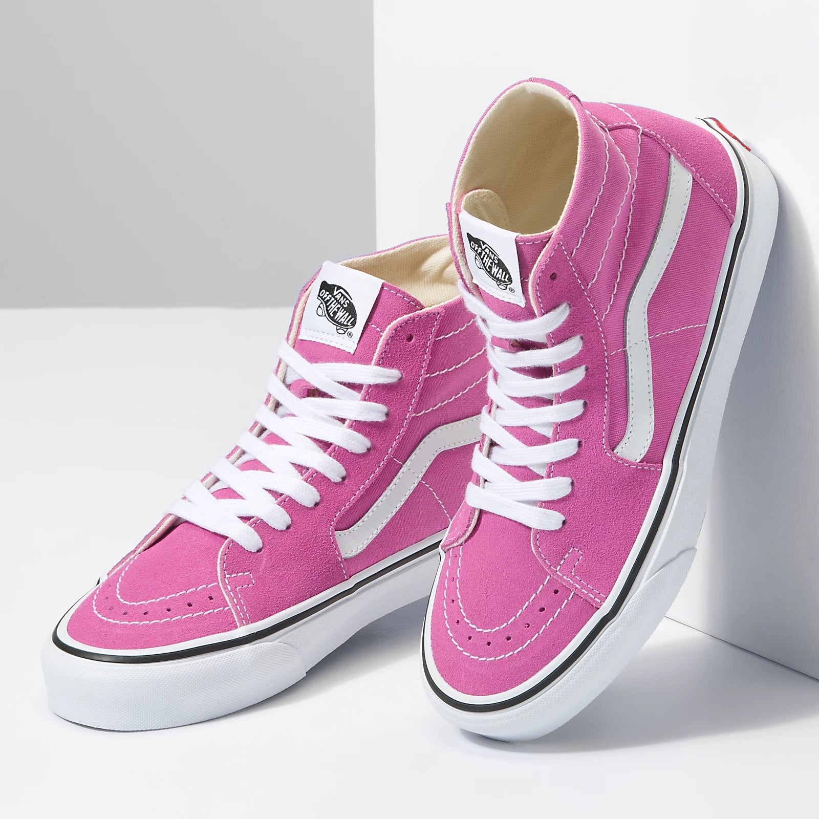 Baby pink sk8 hi vans clearance