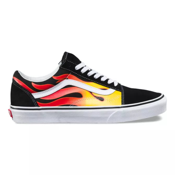 Low top sales flame vans